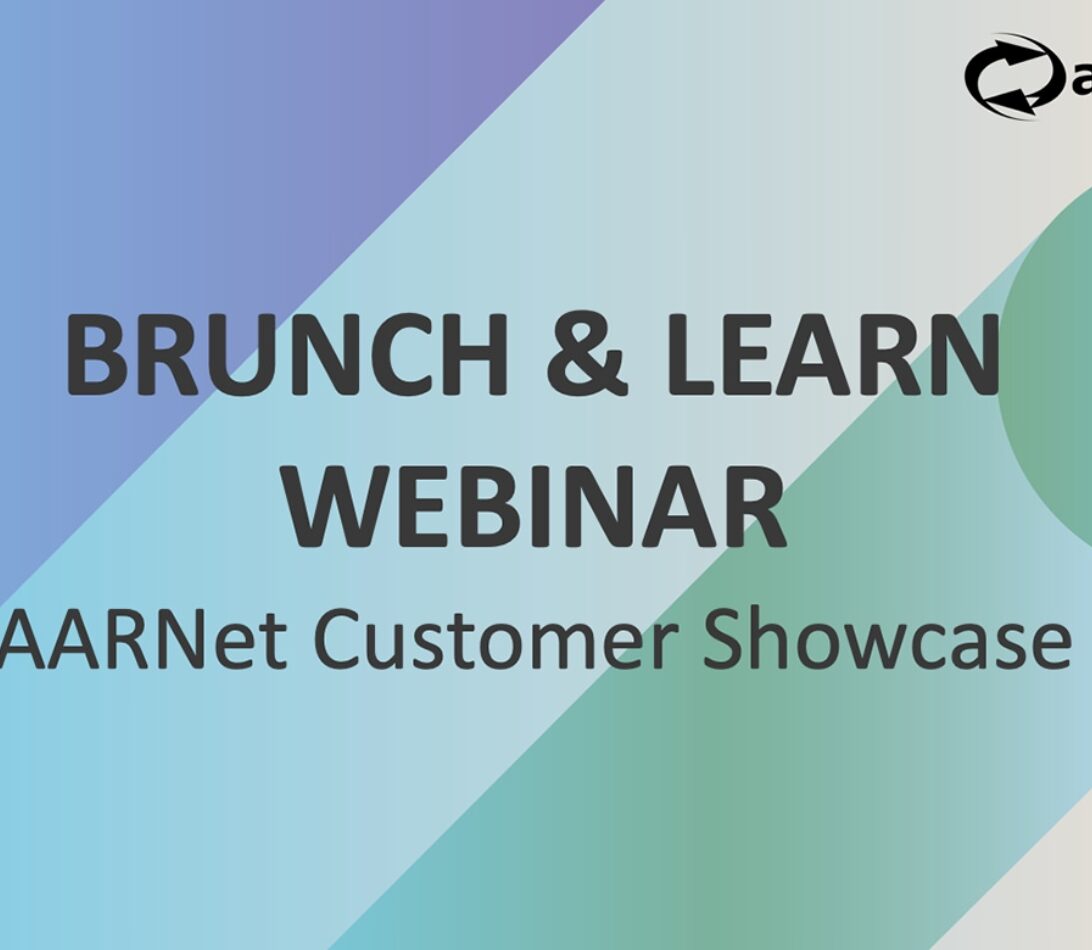 Brunch and learn webinar - AARNet customer showcase